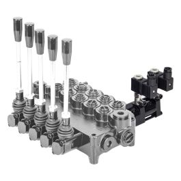 Elektropneumatische Betätigung 12 V,  mit L-Luftanschlüsse