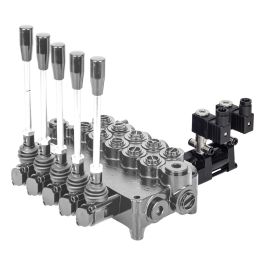 Elektropneumatische Betätigung 12 V mit T-Luftanschlüsse