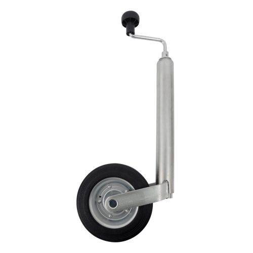 Support wheel with solid rubber tyre