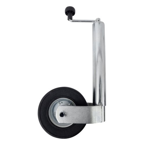 Support wheel with solid rubber tyre