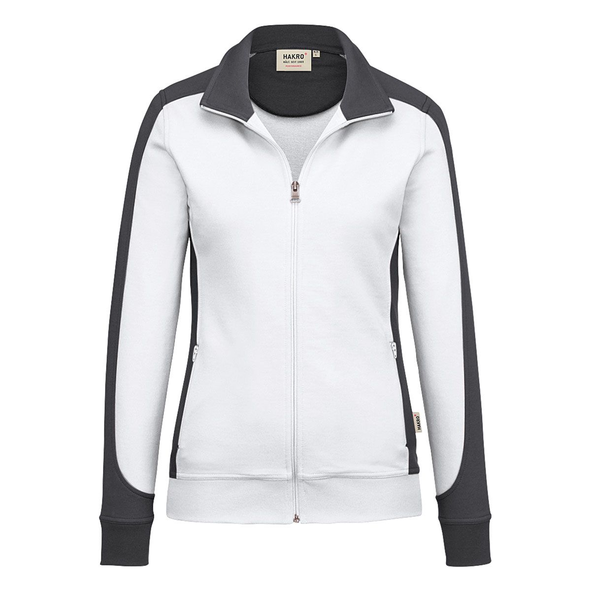 HAKRO Damen Sweatjacke Contrast MIKRALINAR®