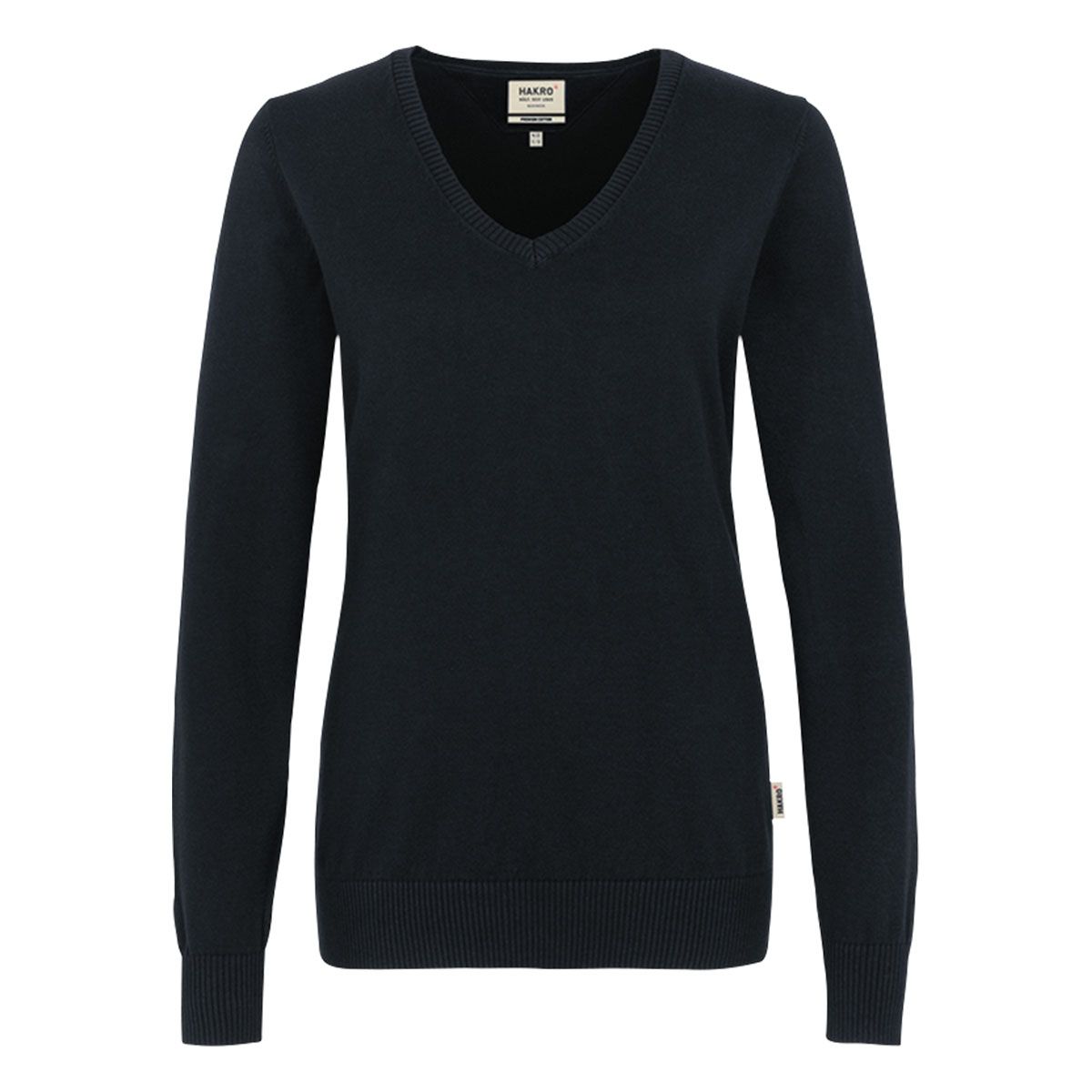 HAKRO Damen V-Pullover Premium-Baumwolle