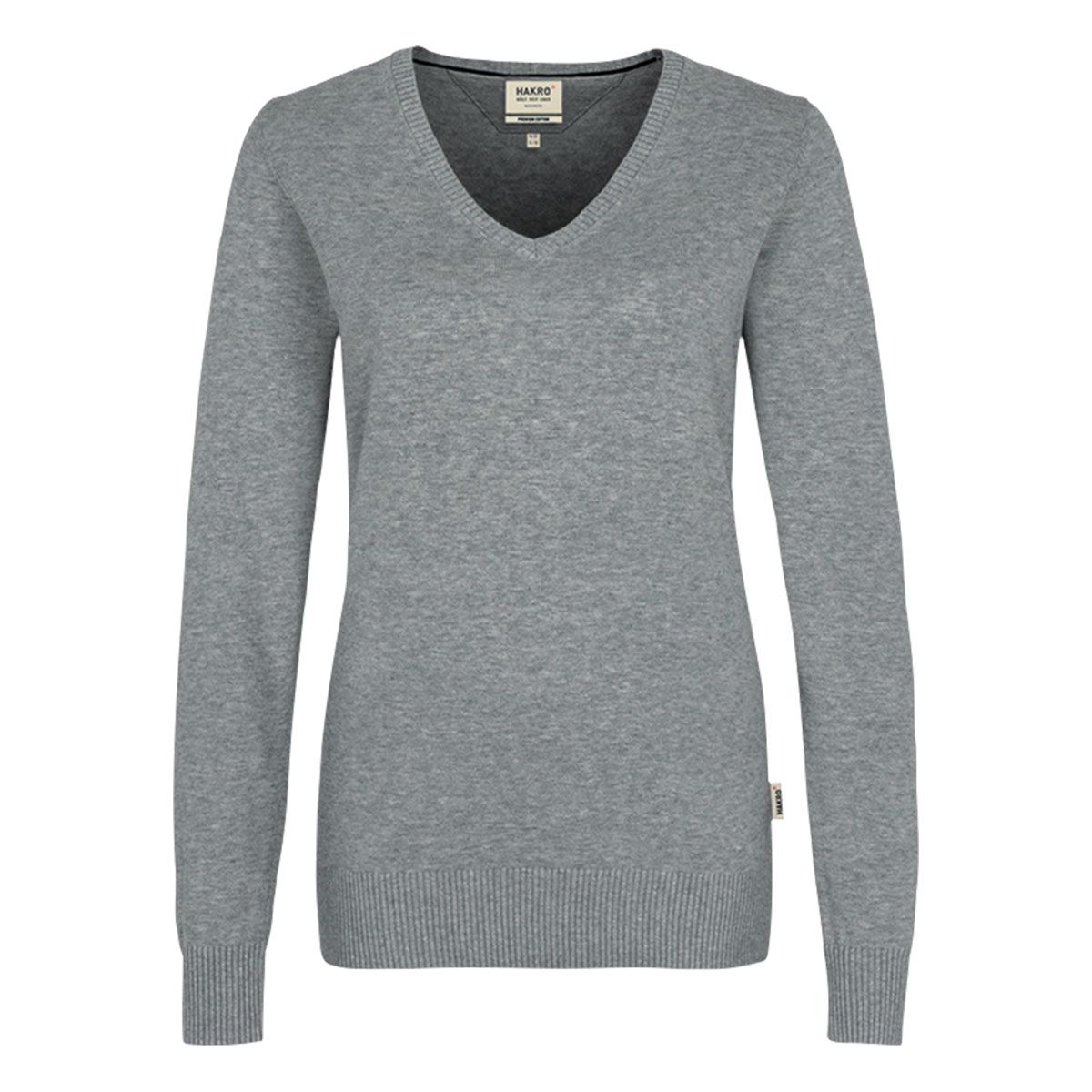 HAKRO Damen V-Pullover Premium-Baumwolle