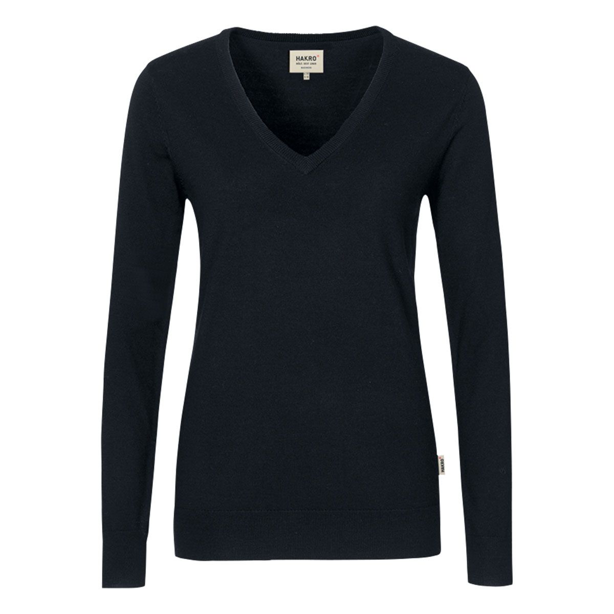 HAKRO Damen V-Pullover Merino-Wolle