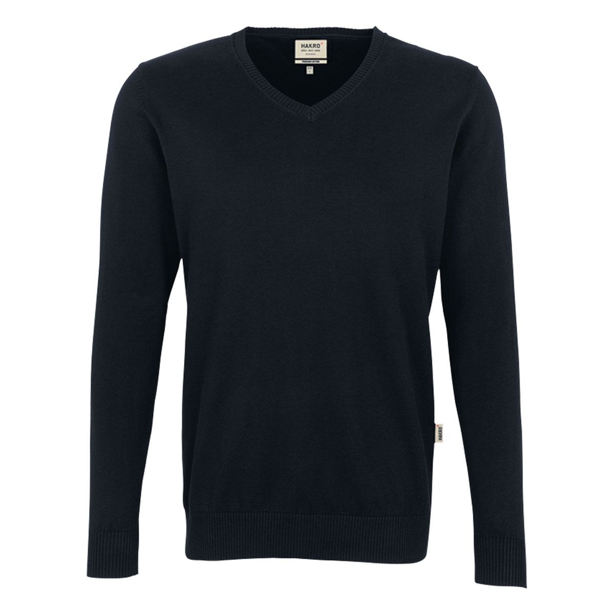 HAKRO V-Pullover Premium-Baumwolle