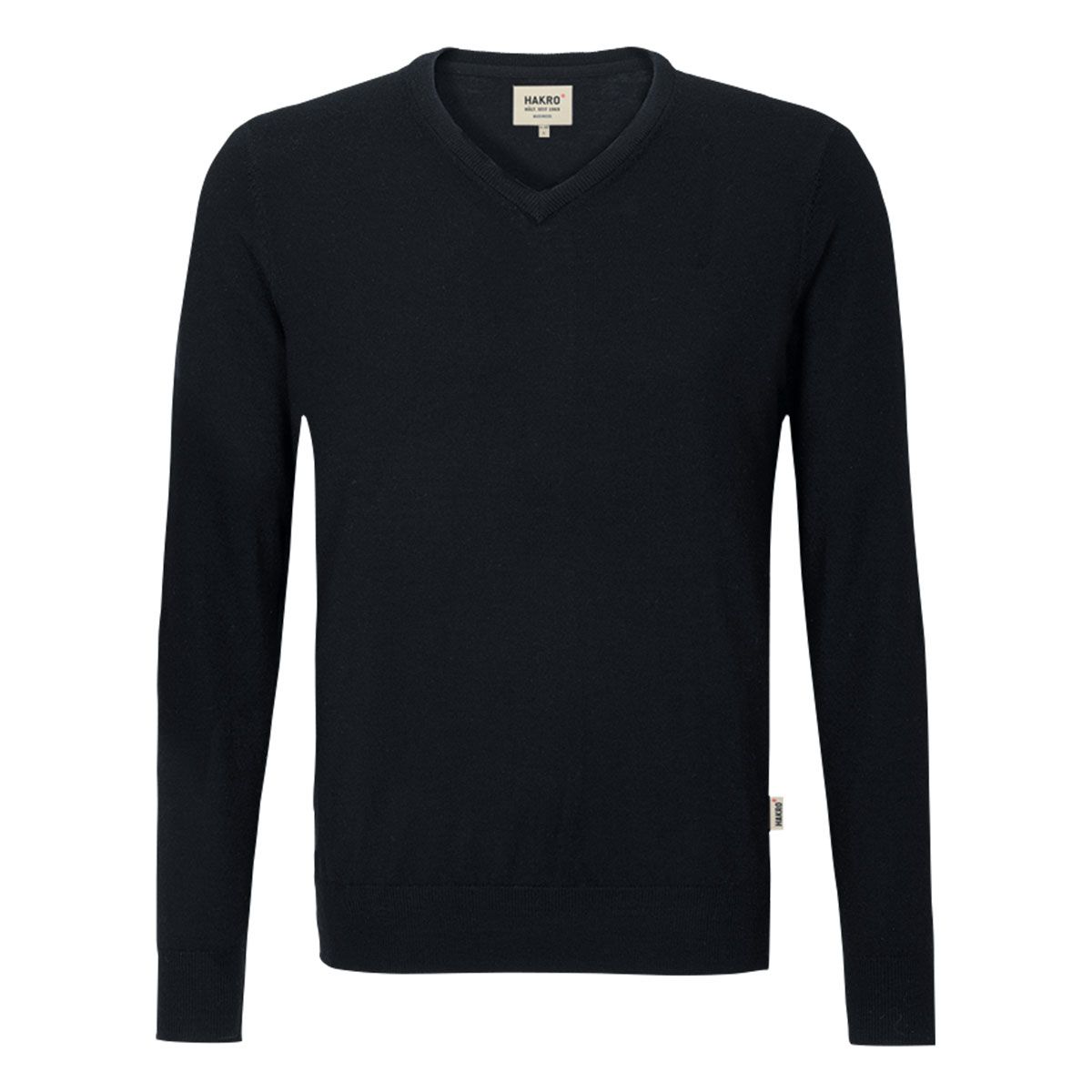 HAKRO V-Pullover Merino-Wolle