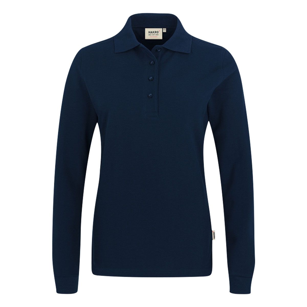 HAKRO Damen Longsleeve-Poloshirt MIKRALINAR®