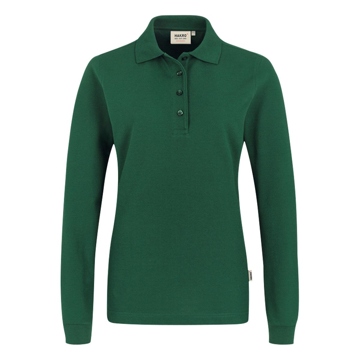 HAKRO Damen Longsleeve-Poloshirt MIKRALINAR®