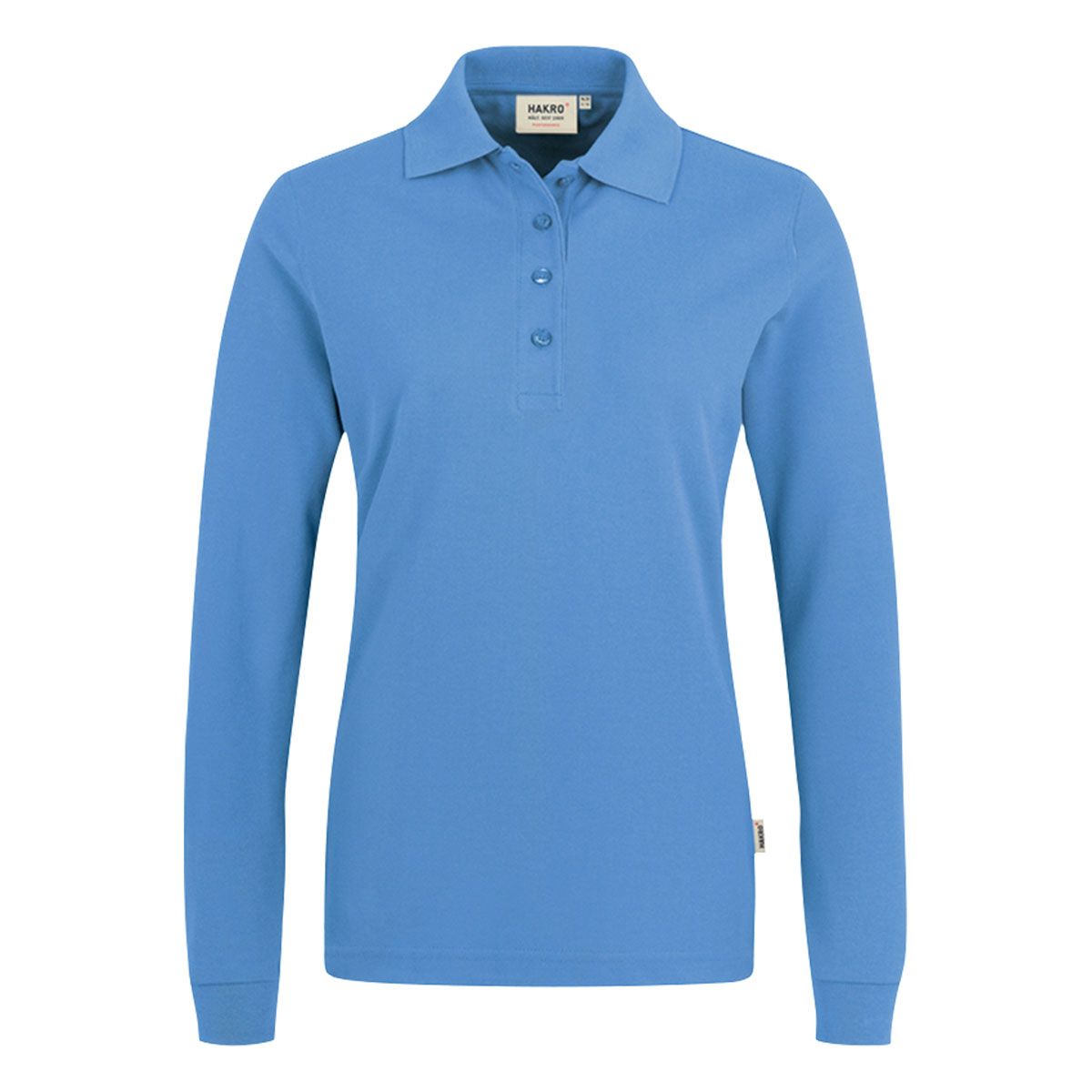 HAKRO Damen Longsleeve-Poloshirt MIKRALINAR®