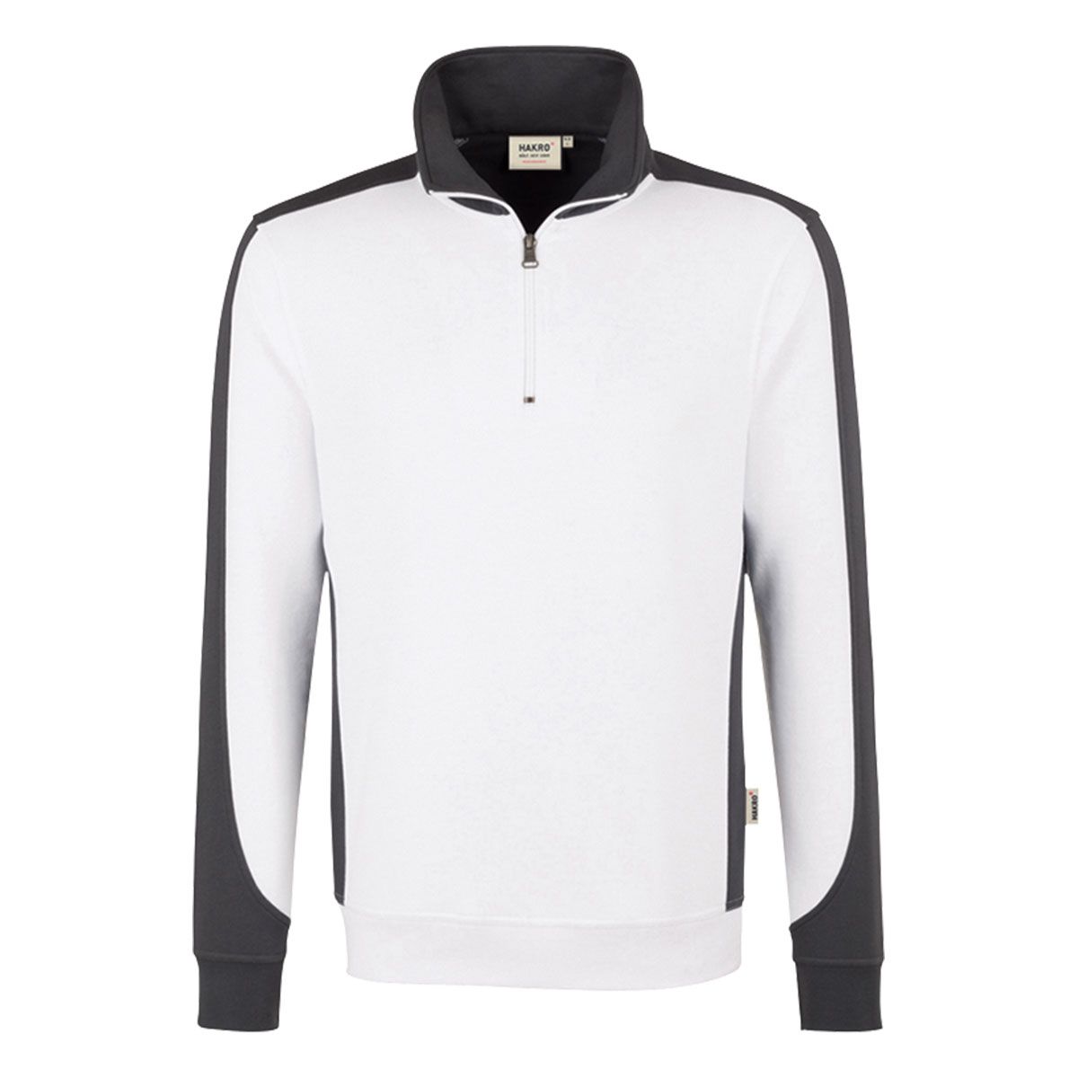 HAKRO Zip-Sweatshirt Contrast MIKRALINAR®