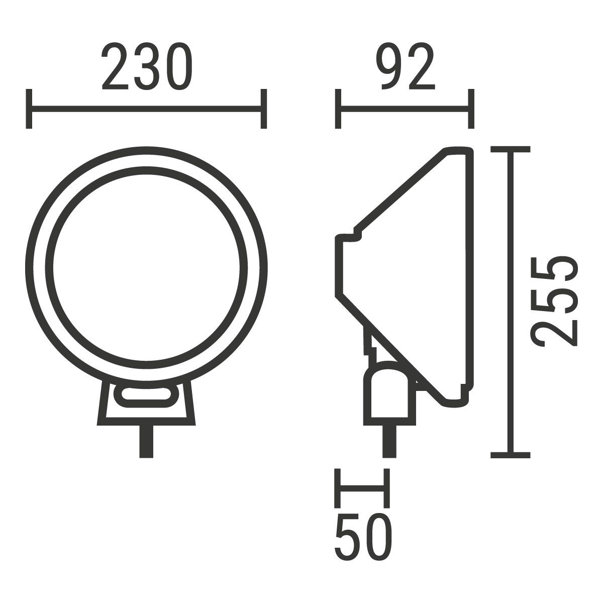 Fernscheinwerfer LED 1000