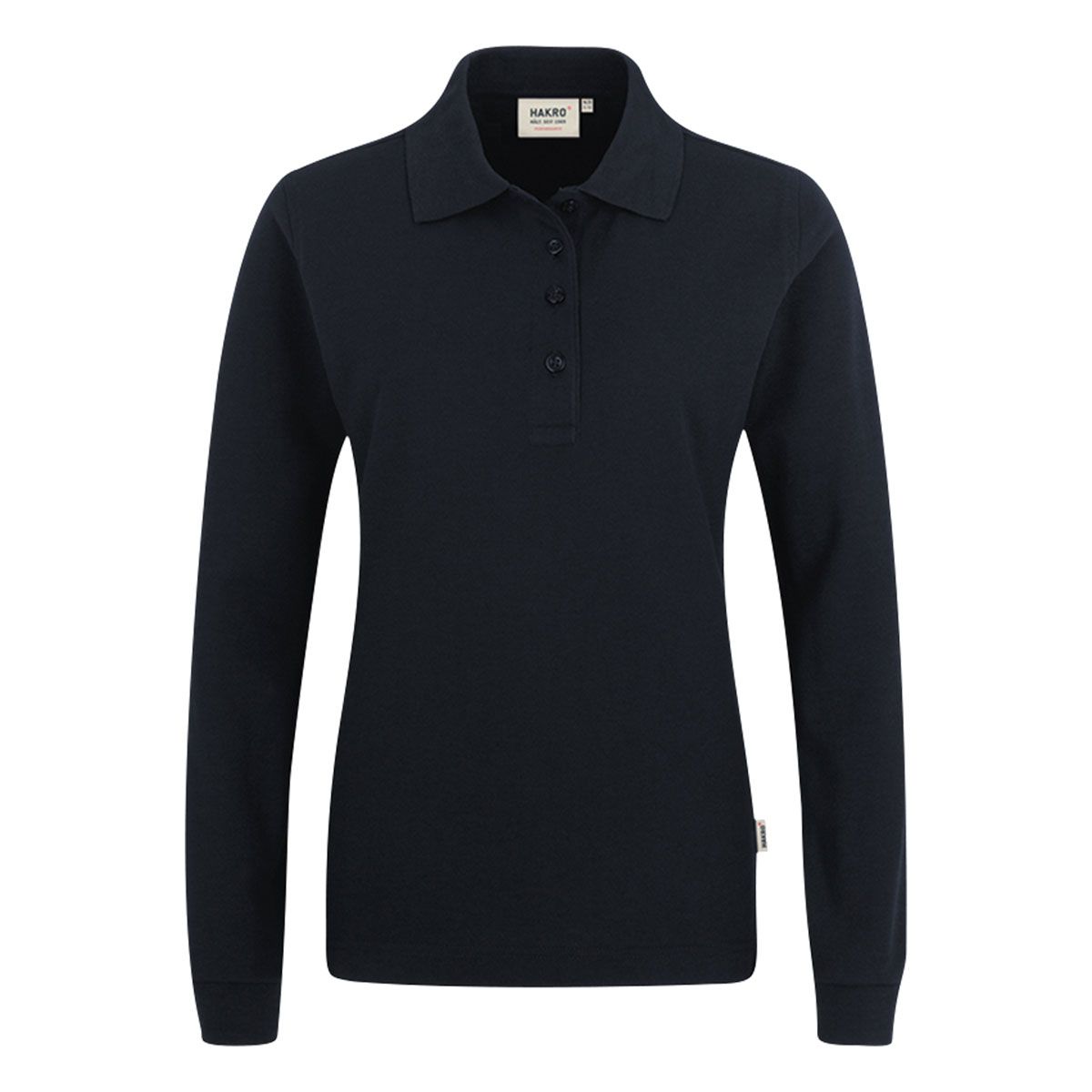 HAKRO Damen Longsleeve-Poloshirt MIKRALINAR®