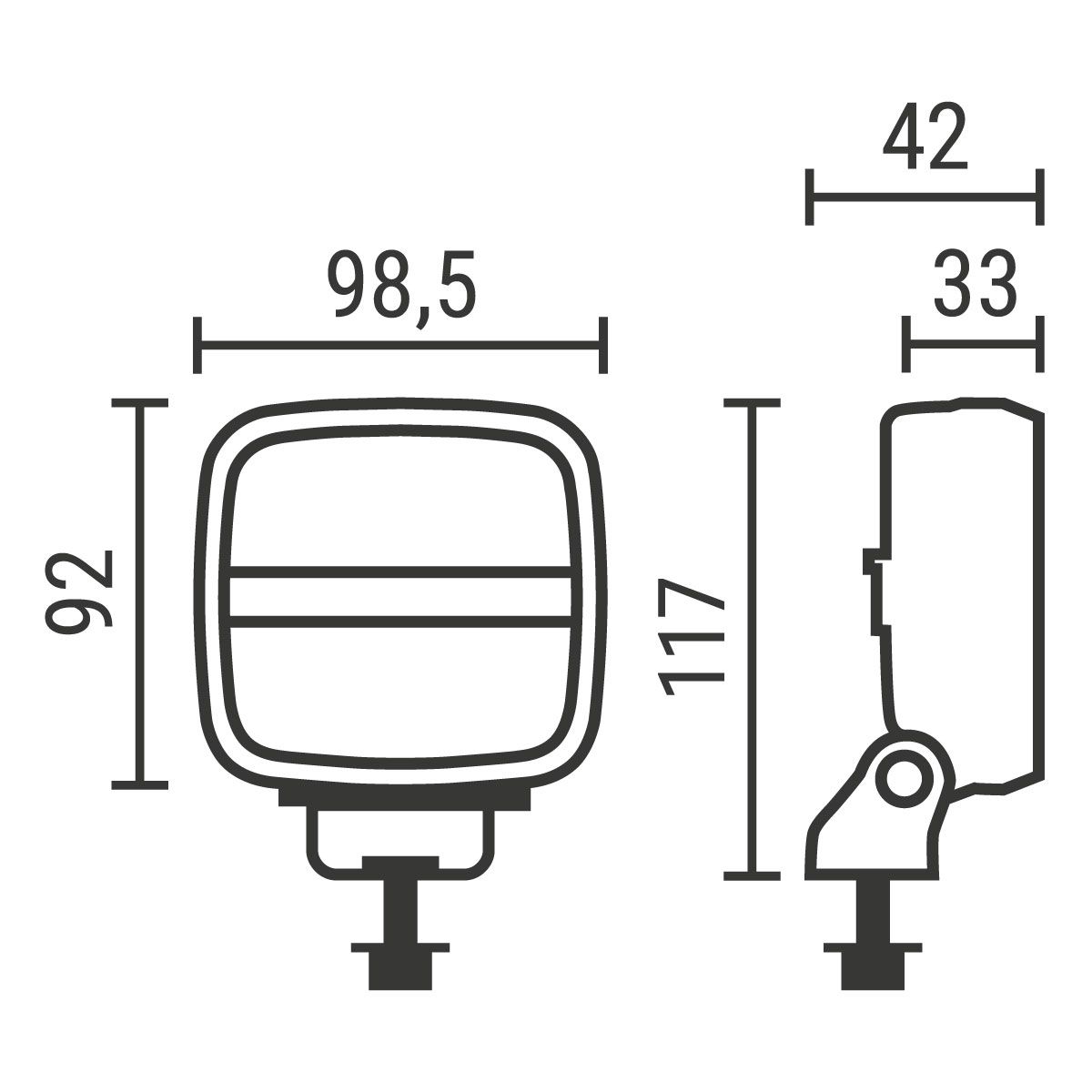 Rückfahrscheinwerfer Scorpius GO410 Reverse