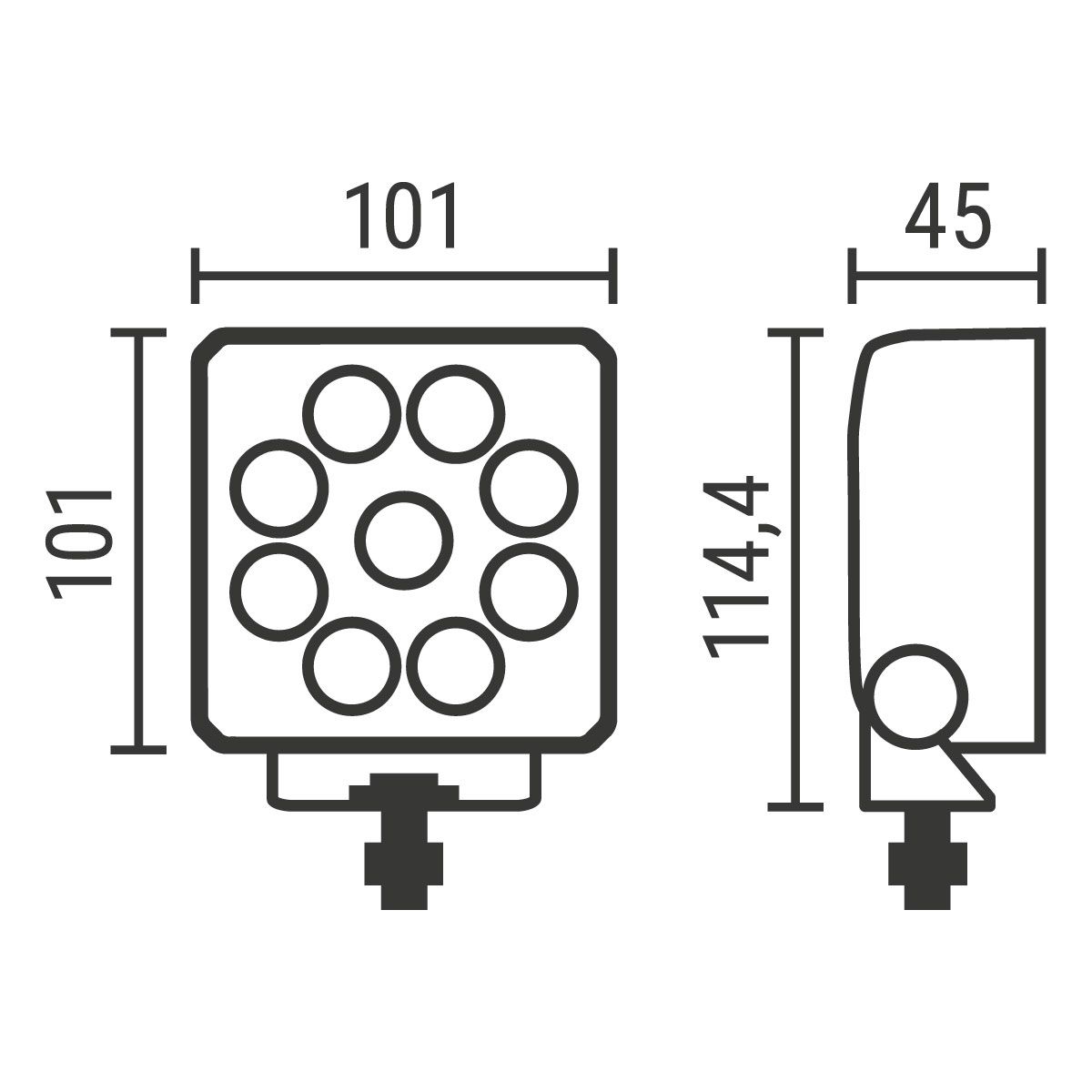 Arbeitsscheinwerfer HWA 4000FLASH