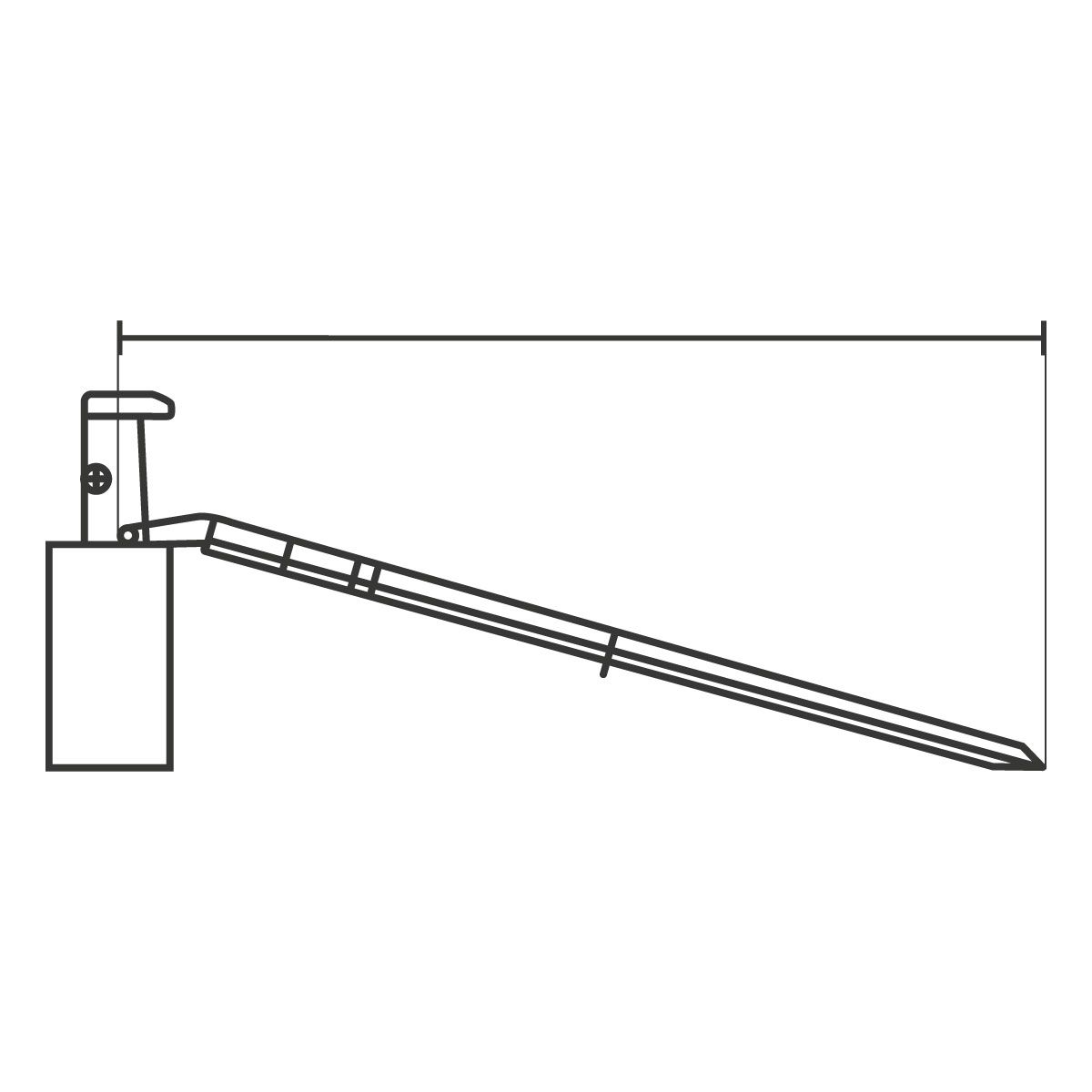 Einbau-Auffahrrampe klappbar