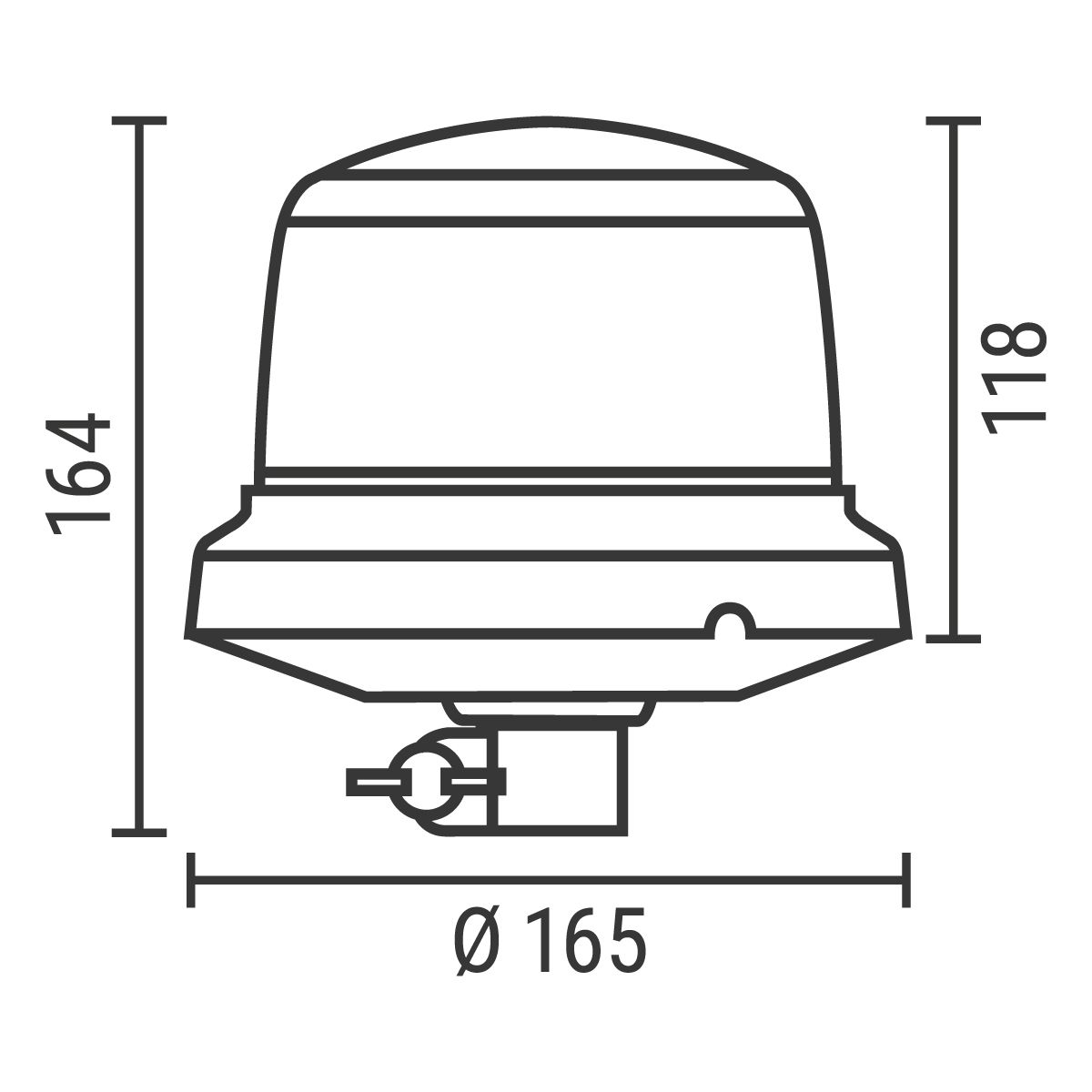 LED-Kennleuchte Rota