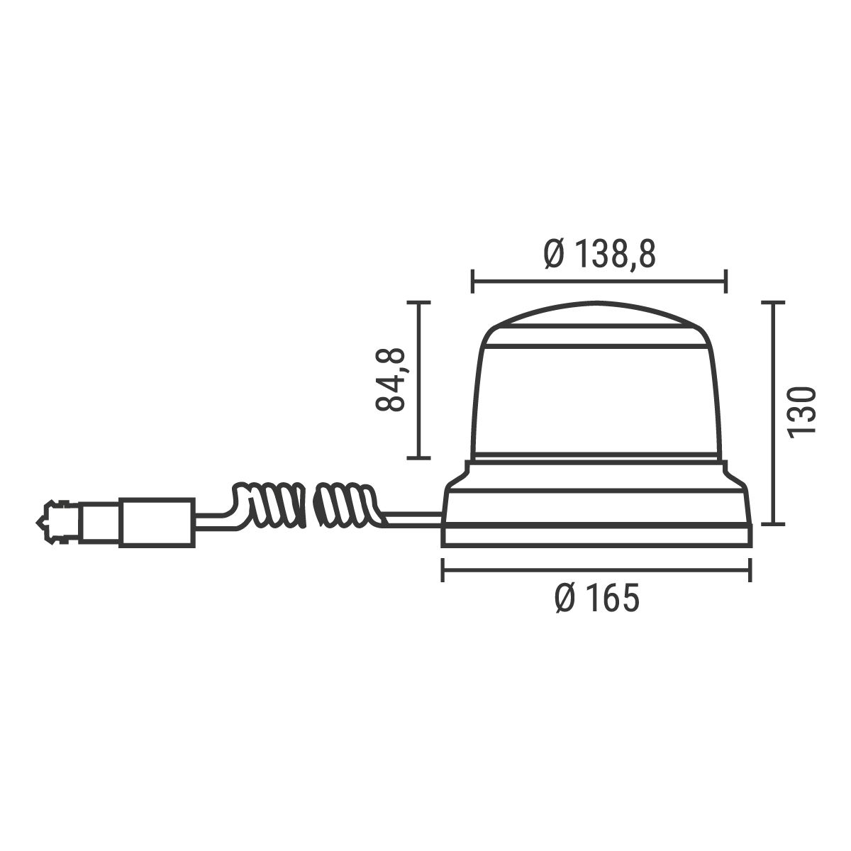 LED-Kennleuchte Rota