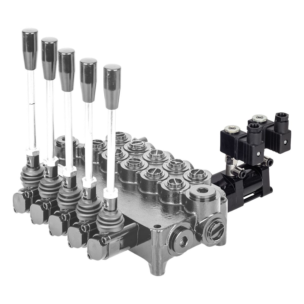 Elektropneumatische Betätigung 12 V, für P80, mit L-Luftanschlüsse