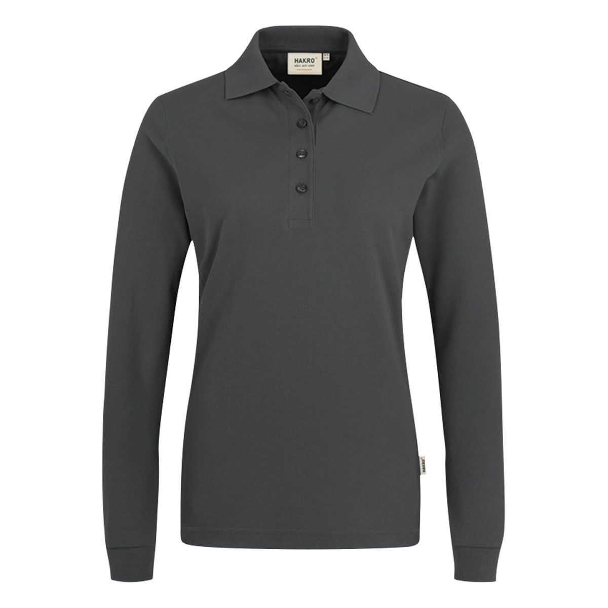 HAKRO Damen Longsleeve-Poloshirt MIKRALINAR®