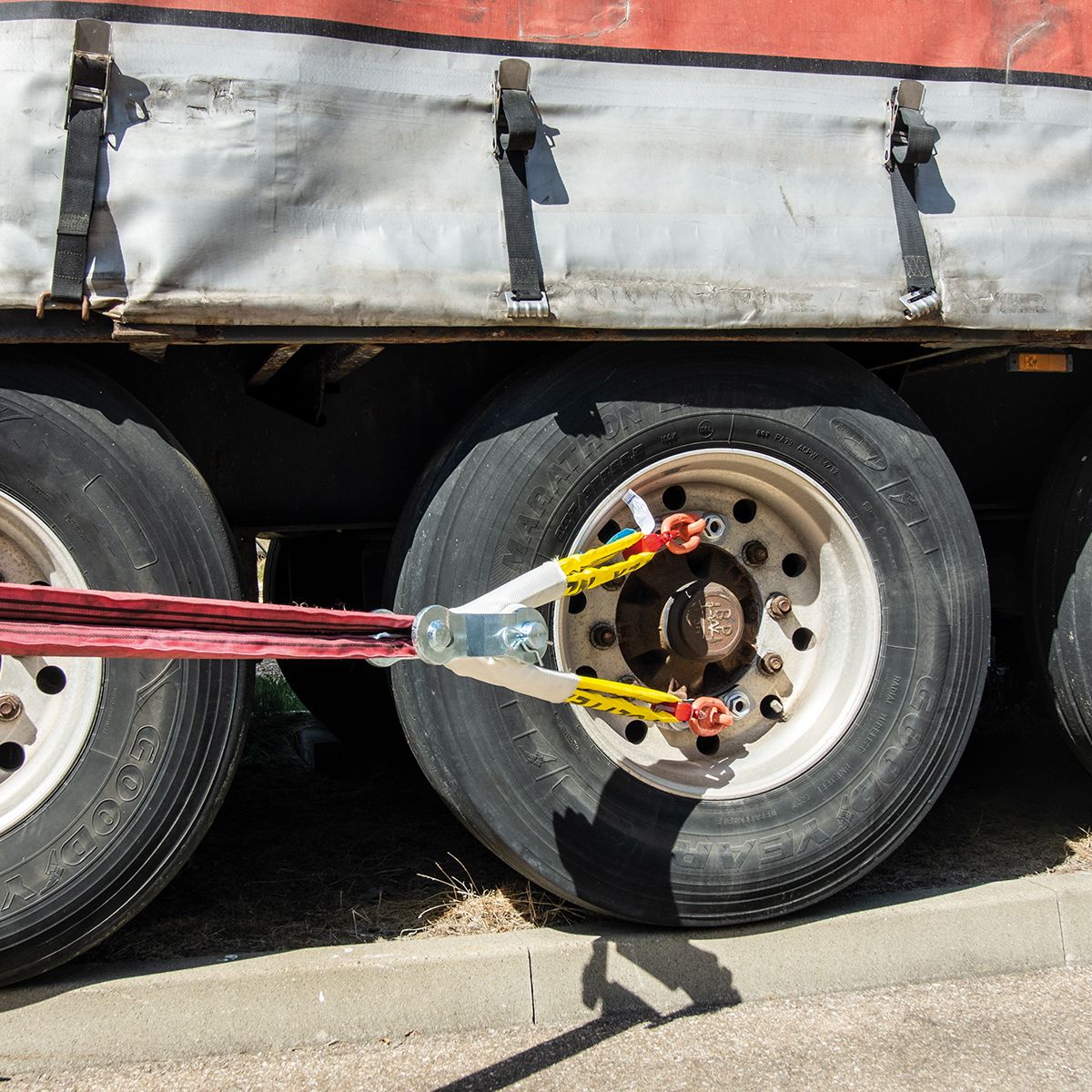 Rad-Bergesatz für Lkw-Achsen mit Alu- und Stahlfelgen