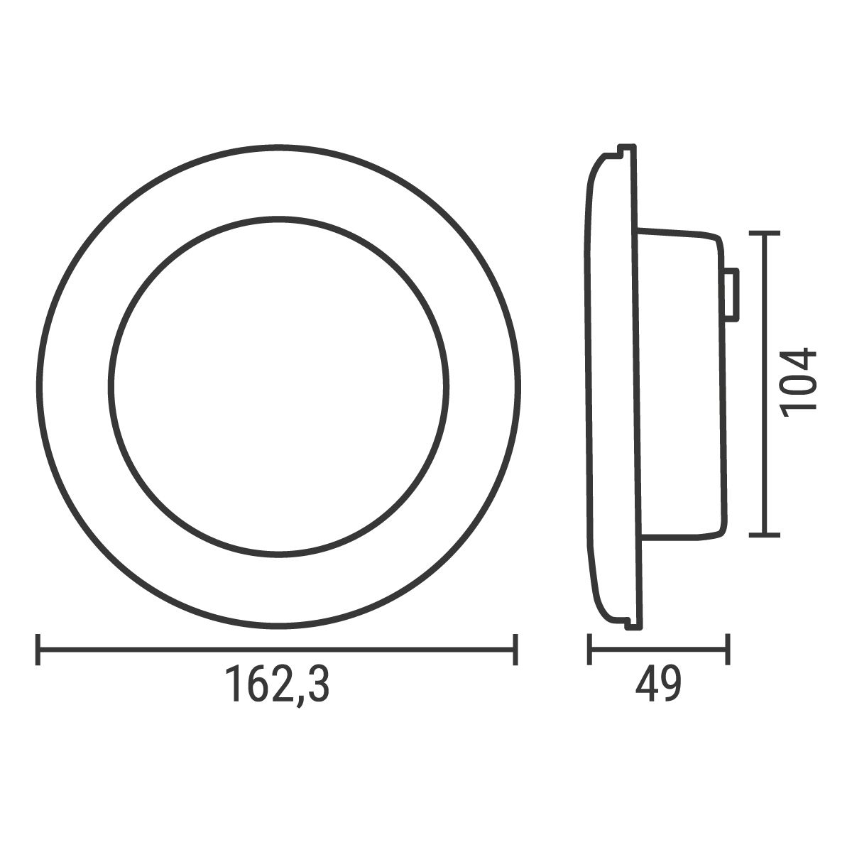 LED-Rückleuchte BLACK Brake