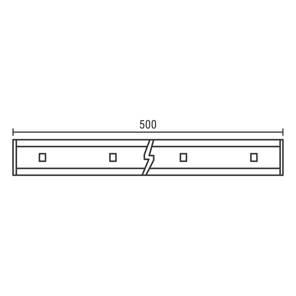 LED-Lichtleisten Claritas 50 cm