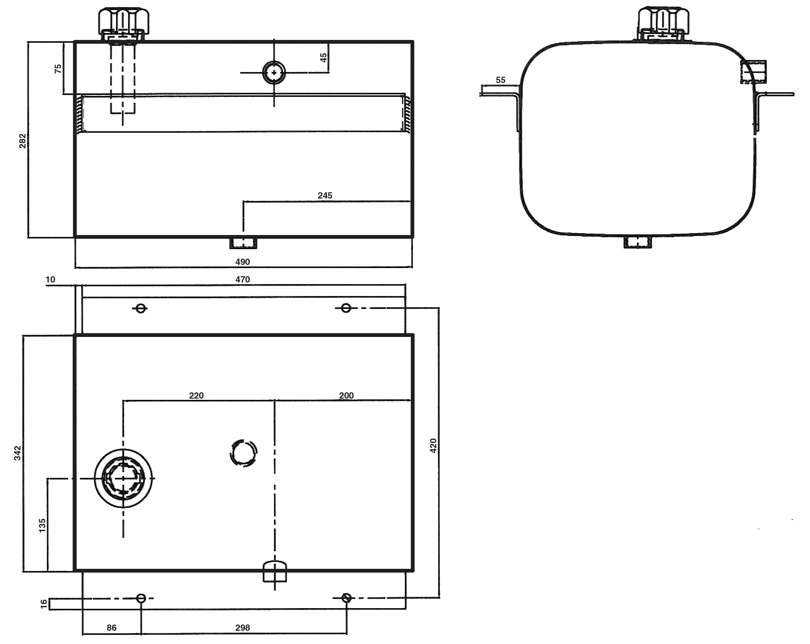 Hydrauliktank mit Filter