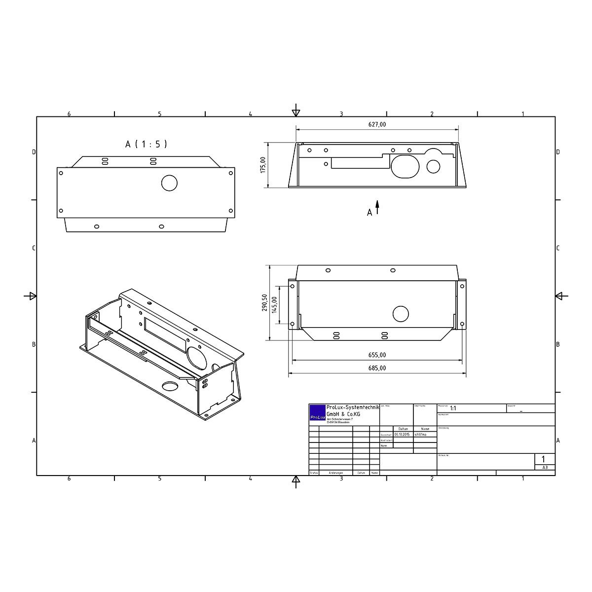 Mounting console